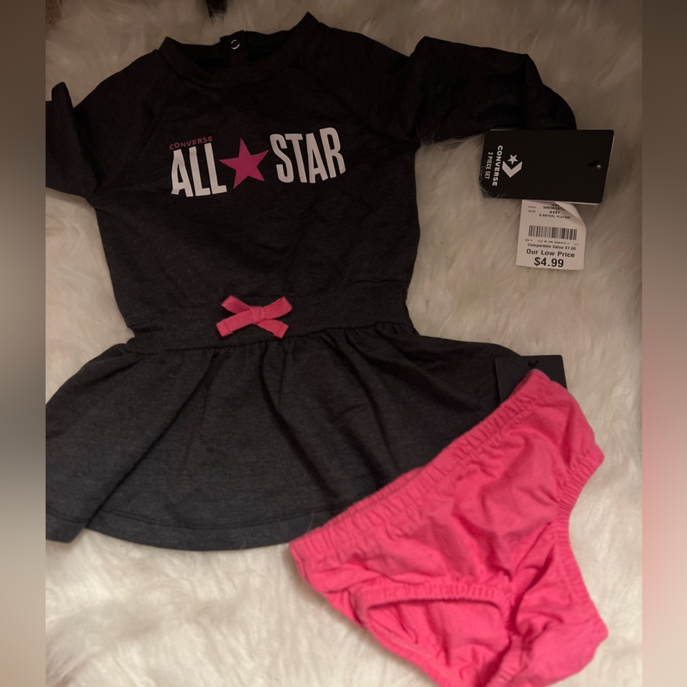All star converse baby girl outfit